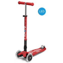 Micro Maxi Deluxe Foldable Red (Led) Scooter MMD098 - 2