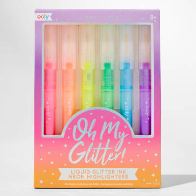 Ooly Oh My Glitter Neon 6’lı Highlighter 130-081 - 1